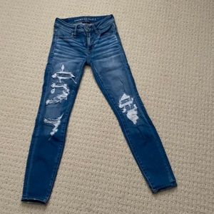 American Eagle Size 0 High Waisted Next Level Stretch Jeans